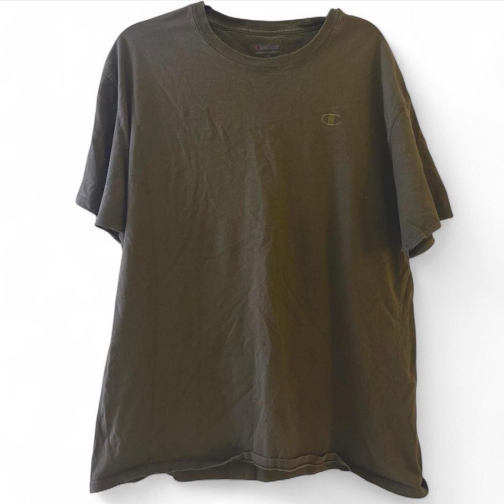Champion Men's Dark Olive Tee